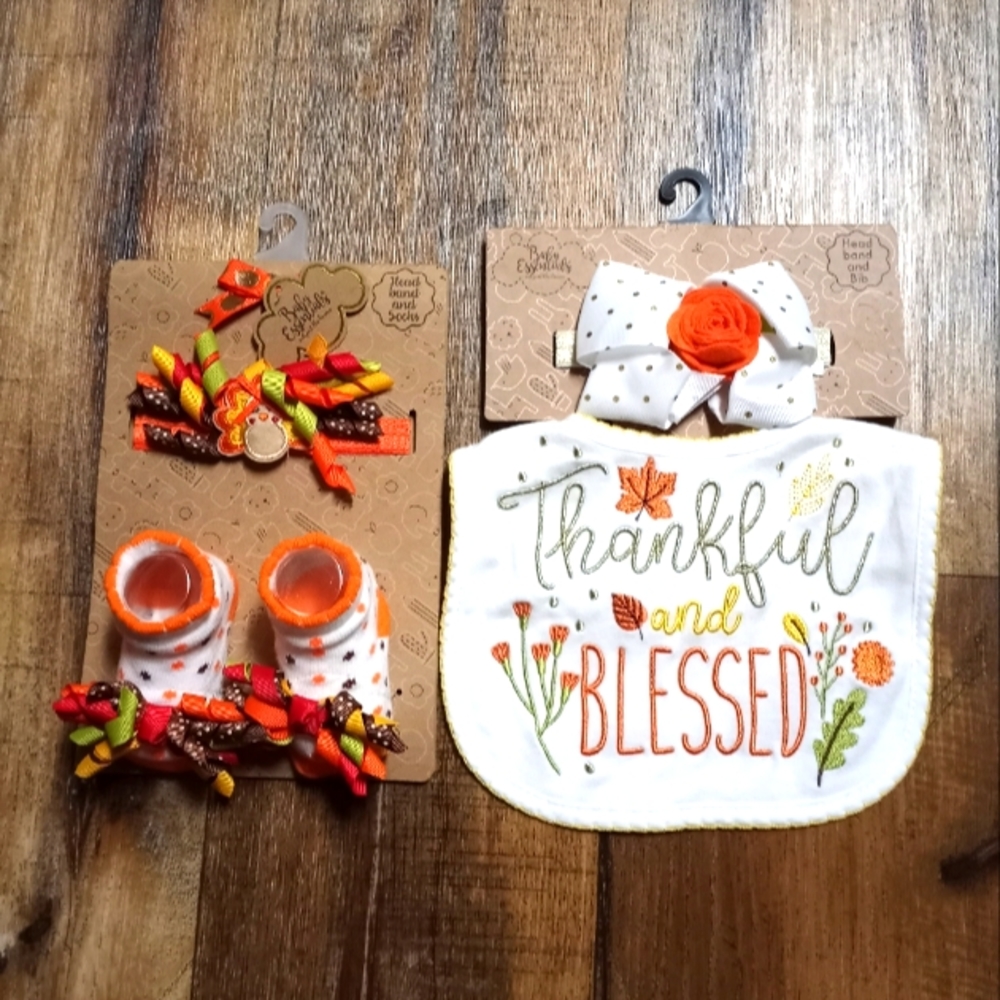 Baby Girl Sz 0-6 mths  Baby Essentials Thanksgiving Bundle